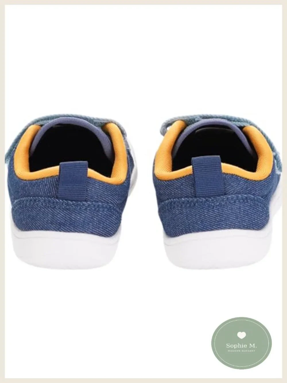 Boys Girls Canvas Sneakers Wide Toe Box Barefoot Hook Loop Tie